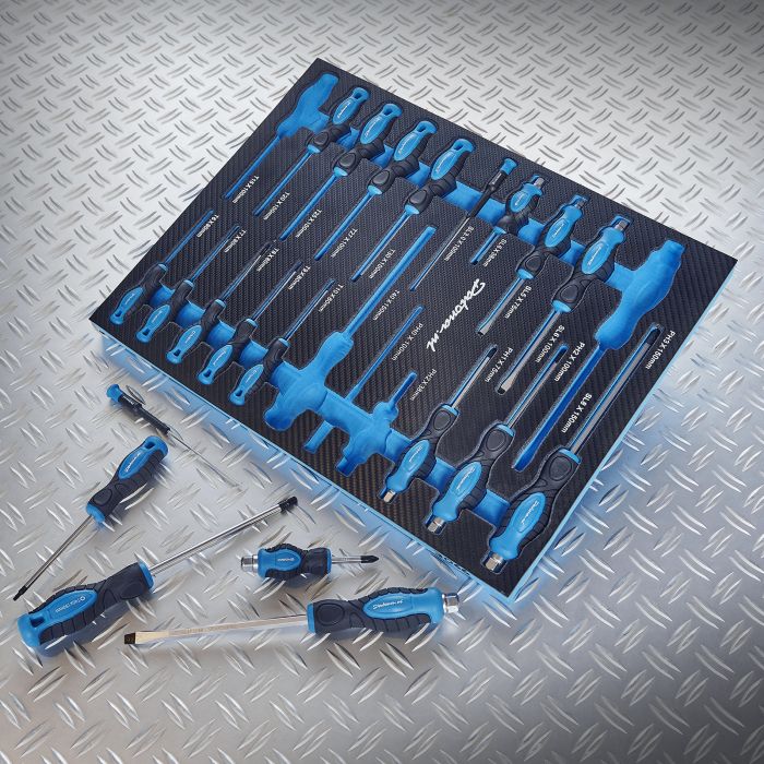 21-delige precisie en torx schroevendraaiersset in "PRO" softmodule-9