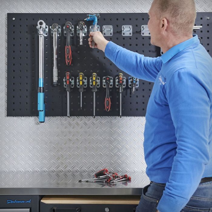 Gereedschapshaak dubbel - 10 cm (20 stuks)-1