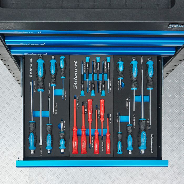 Gevulde gereedschapswagen Extended Plus 6 lades 4 lades gevuld-24