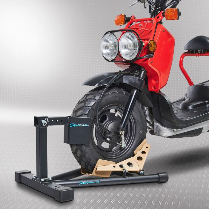Inrijklem voor scooters + spanband-3