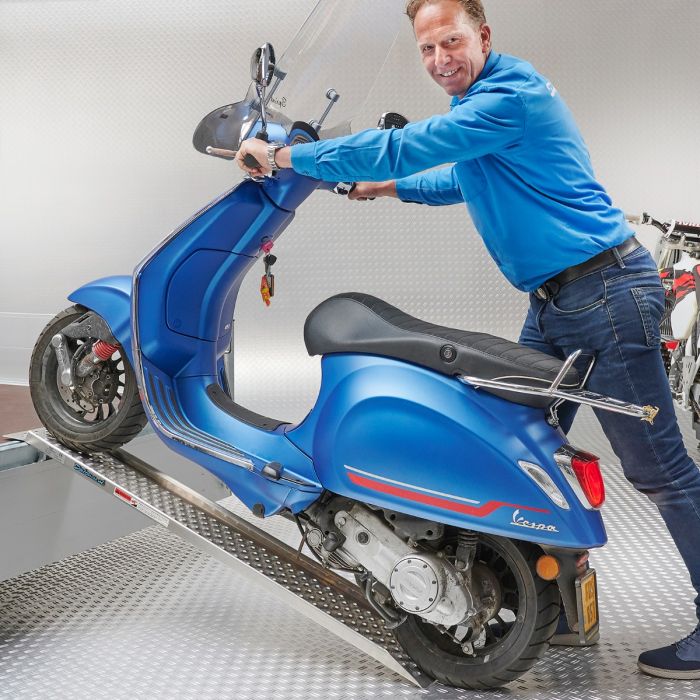 Motor oprijplaat met opstaande rand - 150 cm-6