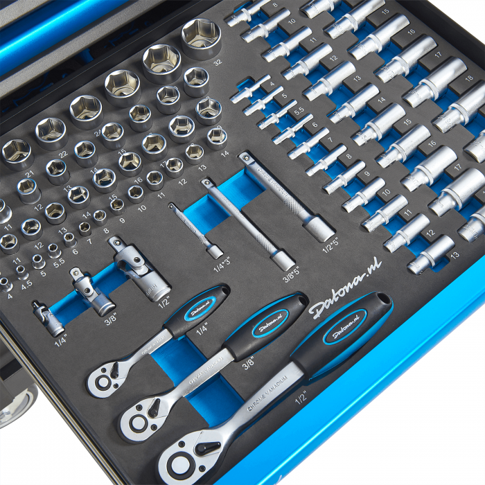 Gevulde gereedschapswagen Extended PRO 7 lades 4 lades gevuld-24