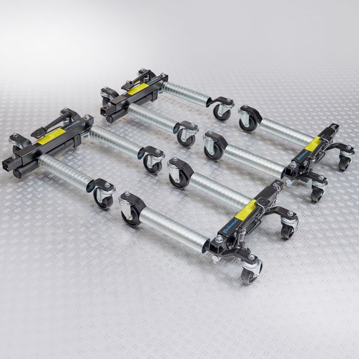 Automovers hydraulisch - 4 stuks met opbergrek-8