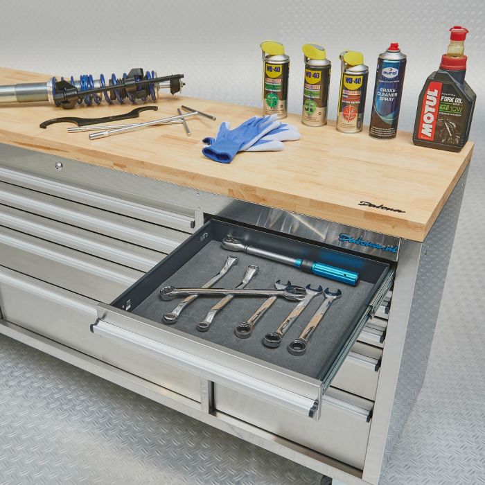 Professionele Veerspanner Set 2-delig - Met Koffer, Max. 260 Mm | Voor Auto- & Fietsonderhoud