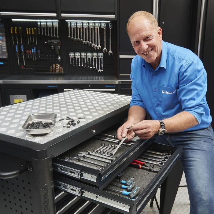 Gereedschapsmat voor werkbanken 3x met 100 pinnen-9