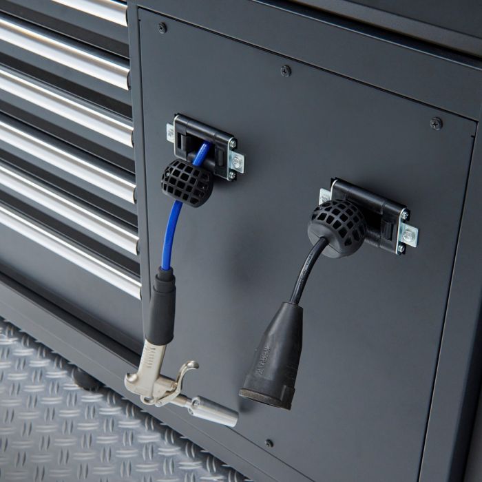 Premium werkplaatsinrichting RVS met extra brede kast - 136 centimeter-5
