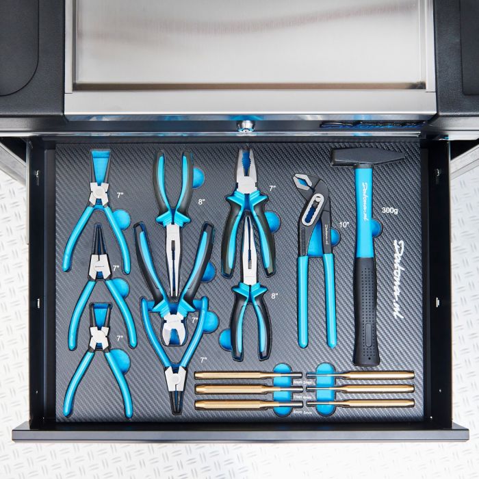 Gevulde gereedschapswagen Basic PRO 6 lades 3 lades gevuld-47