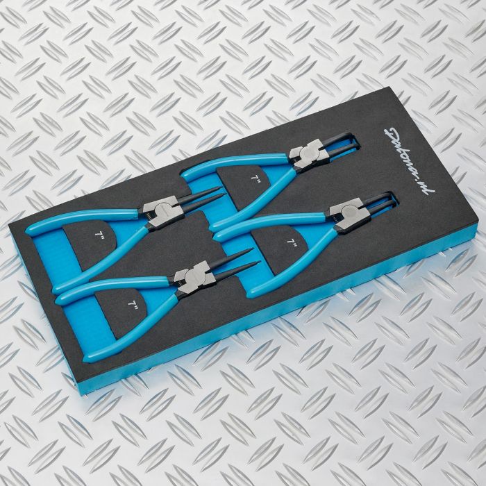 Borgveertangenset 4-delig in "Plus" softmodule-1