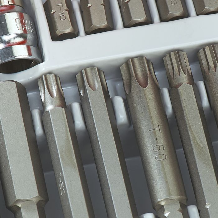 Doppenset 54-delig met torx, inbus en 12-kant inwendig-2