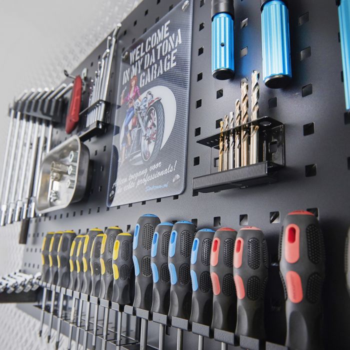 Torx- en inbussleutels houder voor op gatenbord - 4 stuks