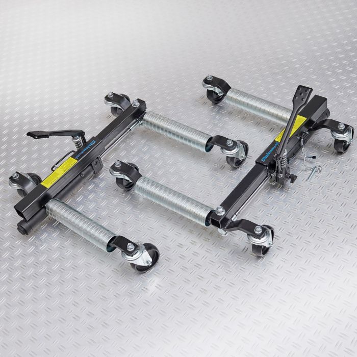 Automovers hydraulisch - 4 stuks met opbergrek-11