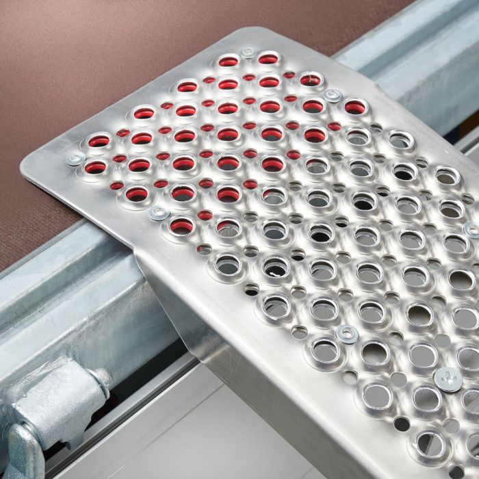 Aluminium oprijplaat - gebogen 150 cm-9