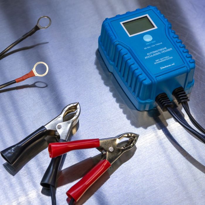 Automatische acculader & druppellader (6-12V / 750 mA)
