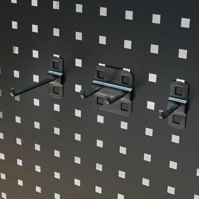 Gereedschapshaak dubbel - 5 cm (20 stuks)-12