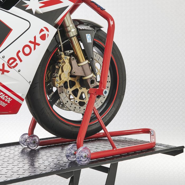 Xtreme paddockstand set voor- en achterwiel - Rood-2