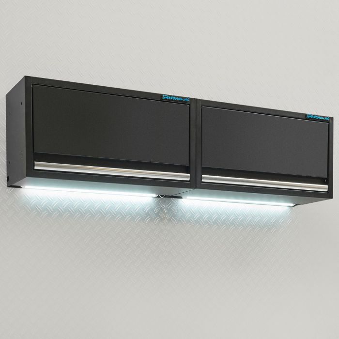 Werkplaatsinrichting PREMIUM met eiken werkblad  250 cm breed-18