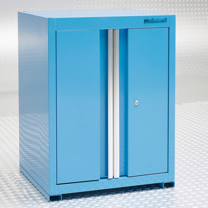 Werkbank PRO bamboe - 6 lades - opbergkast - 200 cm - blauw-16