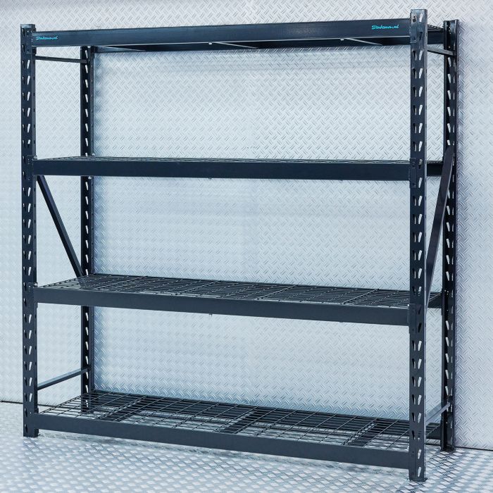 Magazijnstelling met 4 verstelbare legborden - 3200 kg draagvermogen
