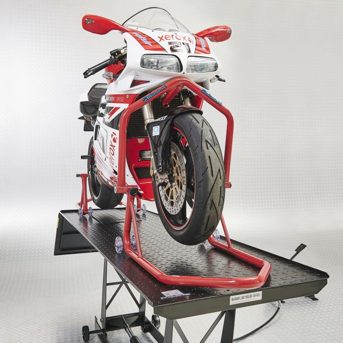 Xtreme paddockstand set voor- en achterwiel - Rood-1