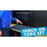 18-delige inbus- en torxsleutelset met T-greep in "PRO" softmodule-5-thumb