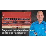 Dopsleutelset 1/2" opname 17-delig Engels-5-thumb