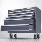 Werkbank PRO - eiken werkblad - gereedschapswagen - 200 cm - zwart-27-thumb