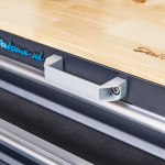 Werkbank PRO - eiken werkblad - gereedschapswagen - 200 cm - zwart-22-thumb