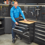 Gereedschapswagen 5 laden met houten werkblad-0-thumb