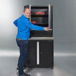 PREMIUM werkbank met RVS werkblad 92 cm breed-1-thumb