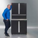 PREMIUM werkbank met RVS werkblad 92 cm breed-0-thumb