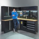 Werkplaatsinrichting PREMIUM met eiken werkblad 410 cm breed-2-thumb
