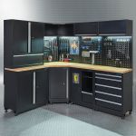 Werkplaatsinrichting PREMIUM met eiken werkblad 410 cm breed-0-thumb