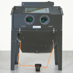 Straalcabine met voordeur en afzuiging - 420 liter-2-thumb