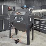 Straalcabine met voordeur en afzuiging - 420 liter-18-thumb