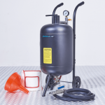 Mobiele straalketel - 45 liter met 5 zakken aluminiumsilicaat-0-thumb