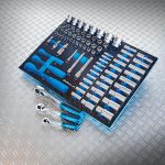 Gevulde gereedschapskist "Black-Line" 116-delig met 4 laden-9-thumb