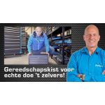 Gereedschapskist drie lades - 3 lades gevuld - oranje-5-thumb