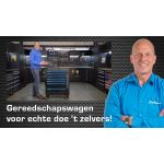 Gereedschapswagen "Black-Line" met 7 laden en opbergkast-5-thumb