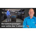 Gereedschapswagen met 3 gevulde lades en kast-5-thumb