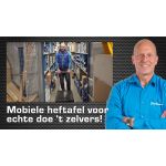 Verrijdbare hydraulische heftafel - zwart-5-thumb