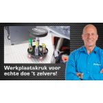 Verrijdbare werkplaatskruk - Zwart-5-thumb