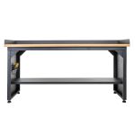 Werkbank PRO - bamboe werkblad - legbord - 200 cm - zwart-2-thumb