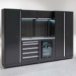 Werkplaatsinrichting PREMIUM RVS werkblad met koelkast – 285 cm breed-12-thumb