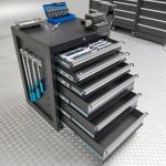 Gereedschapskast PRO met 6 lades - zwart-6-thumb