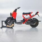 Inrijklem voor scooters + spanband-1-thumb