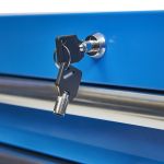 Werkbank PRO bamboe - 6 lades - opbergkast - 200 cm - blauw-29-thumb