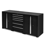 Werkplaatskasten set PRO XL - Zwart-1-thumb