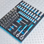 Gevulde gereedschapskist "Black-Line" 116-delig met 4 laden-8-thumb
