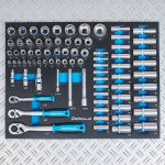 Gevulde gereedschapskist "Black-Line" 116-delig met 4 laden-7-thumb