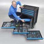 Gereedschapswagen met 3 gevulde lades en kast-1-thumb